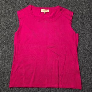 Jones New York Knit Collection Women’s S Sleeveless Fuchsia Magenta Stretch Top